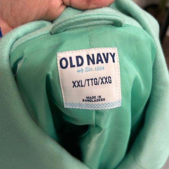 Old Navy Mint Pea Coat - Picture 7 of 8